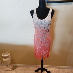 Lace  ombre sheath dress